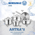 A2050 Astra 9pcs cookware set