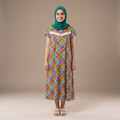 Coloring Hearts Womens Midi