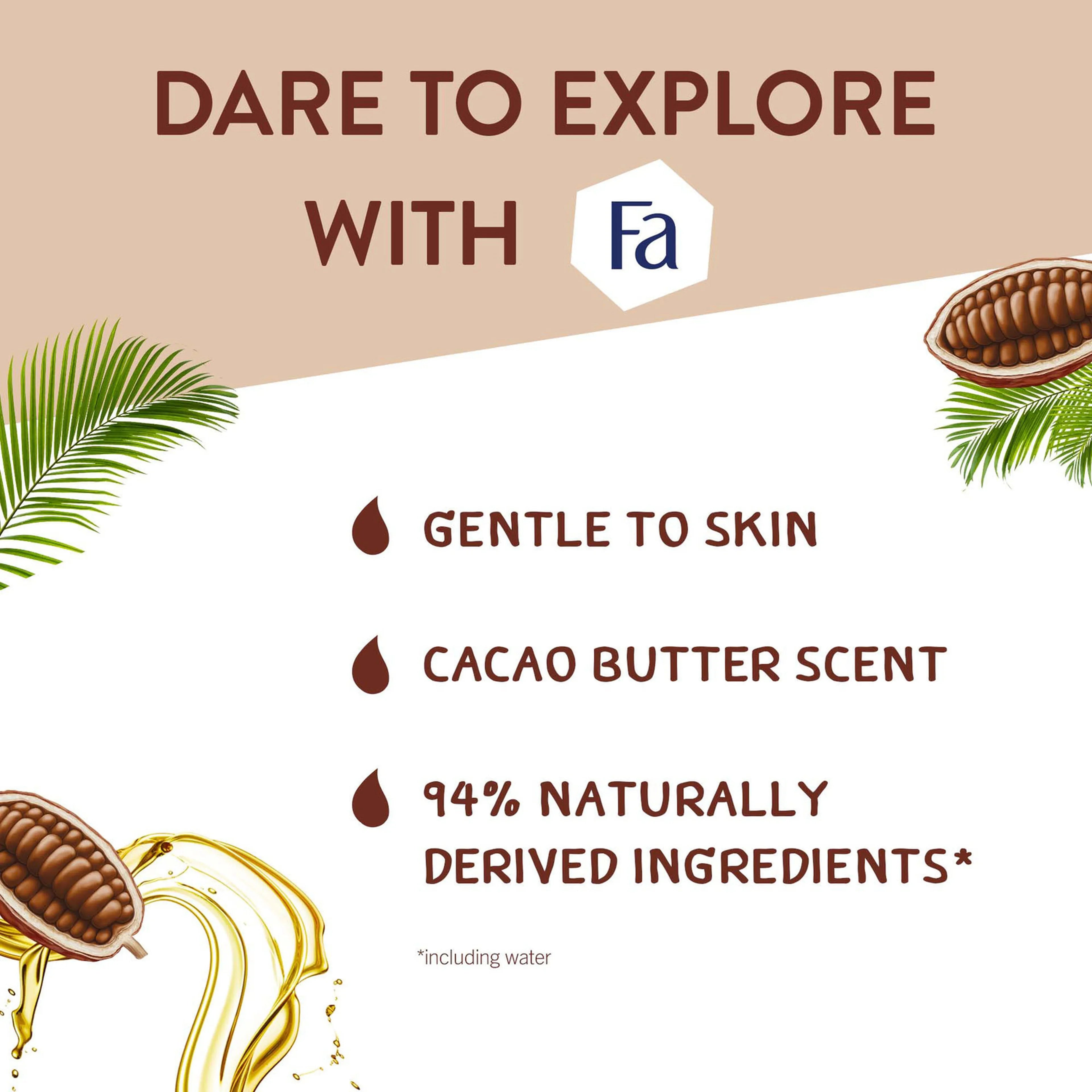 Ava Cream and Oil Shower Cream with Cocoa Butter