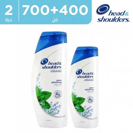 Head & Shoulders Anti-Dandruff 400ml + 700ml (2 Pcs)