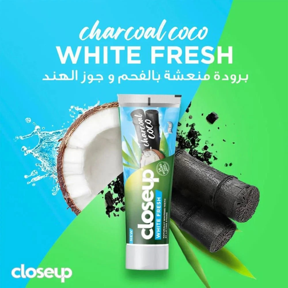 Close Up Coconut Charcoal Toothpaste