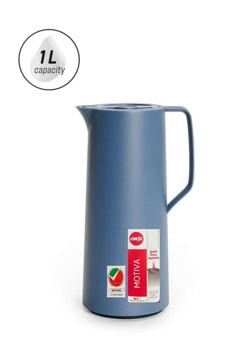 Emsa Motiva Flask Blue 1L HEM4948
