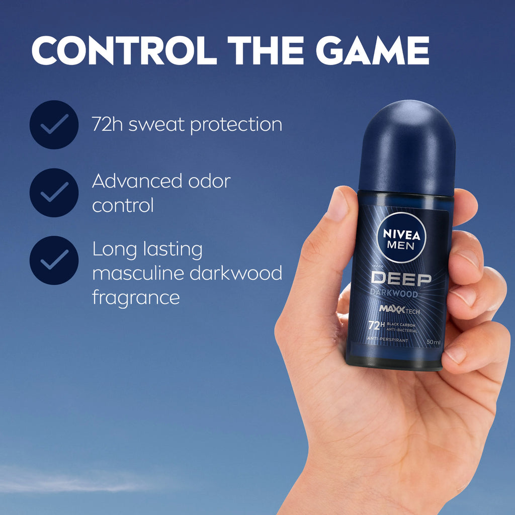NIVEA Deodorant 50ml Deep Darkwood