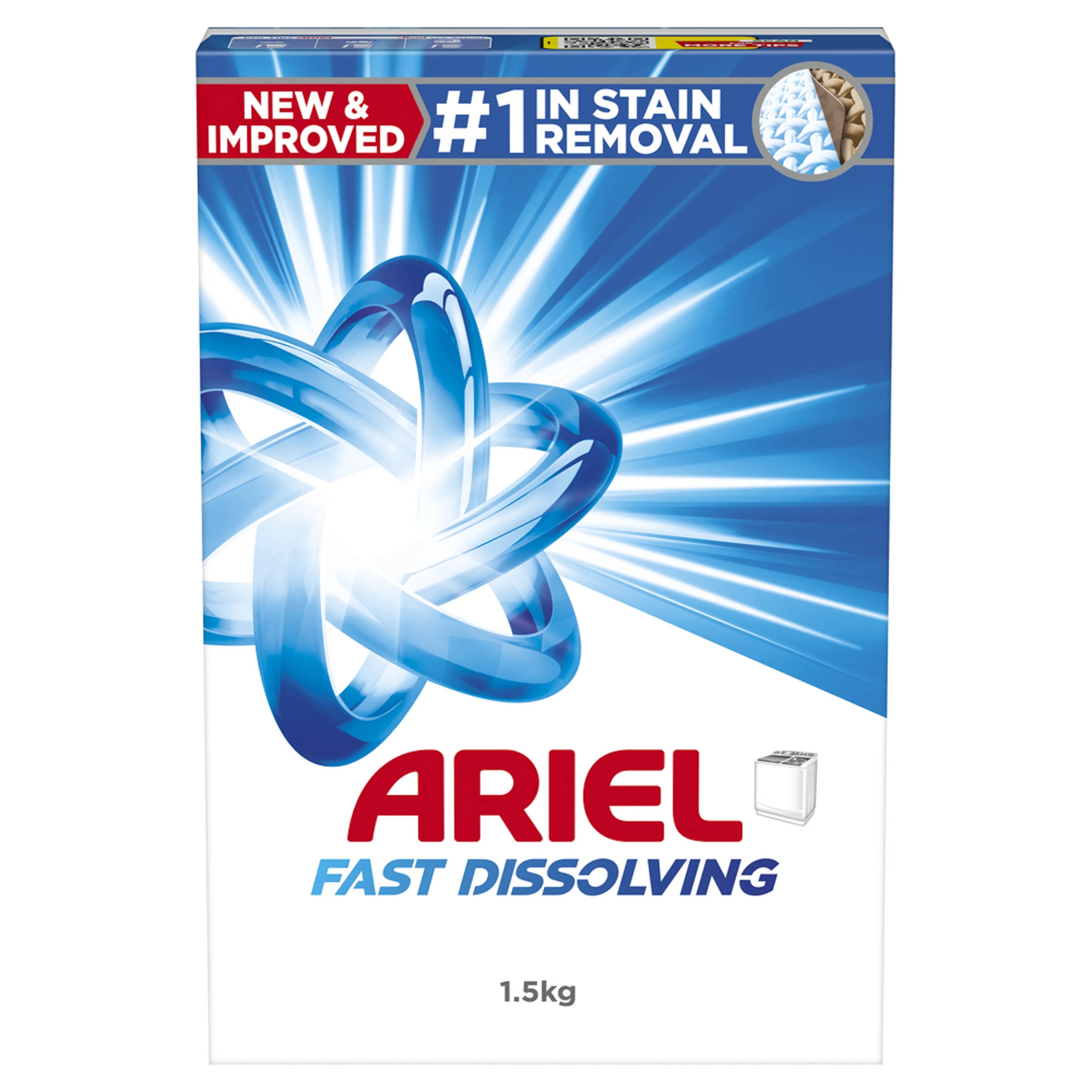 Ariel 1.5 kg regular fast-dissolving