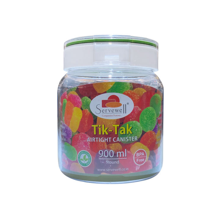 Tic Tac Round Jar 900ml HSW8412