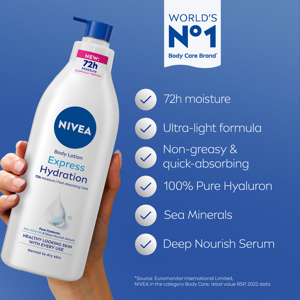 NIVEA Lotion 400ml Express Hydration
