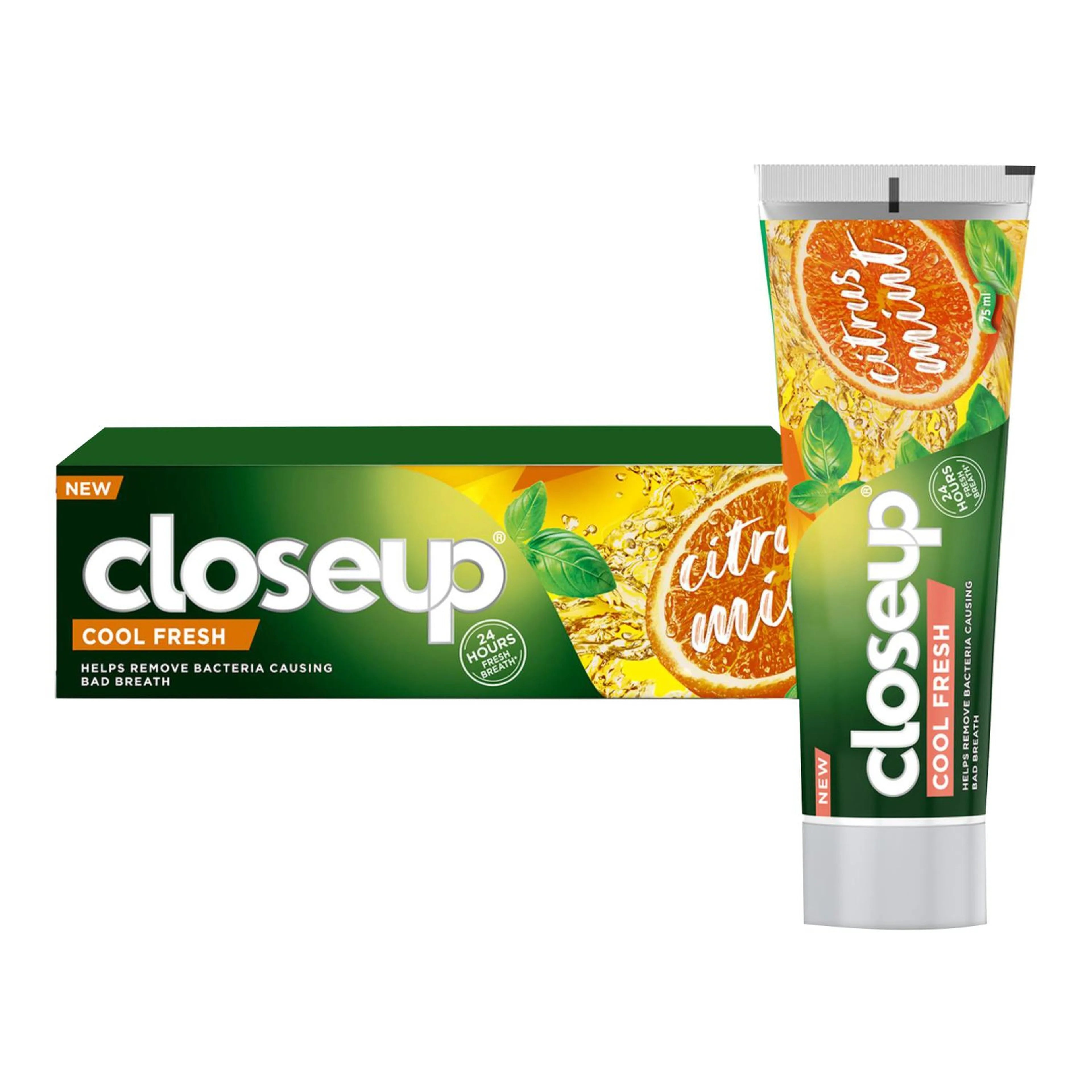 Close Up toothpaste lemon and mint