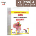 Food storage bags 200 bags