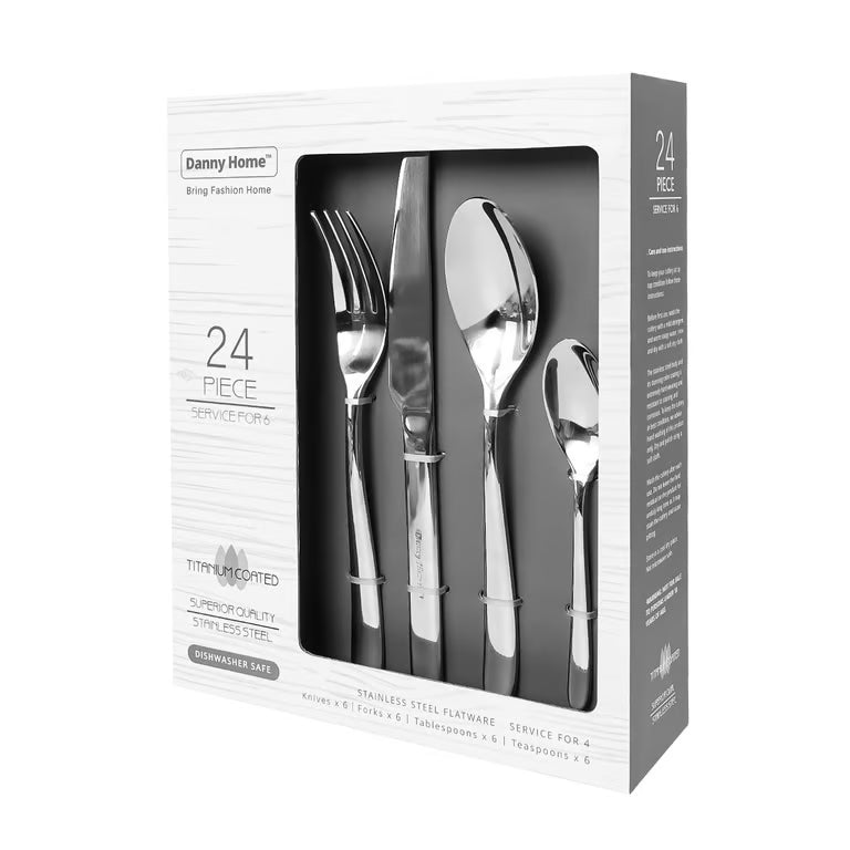 Plain Silver Spoon Set [ WW032-24 ]