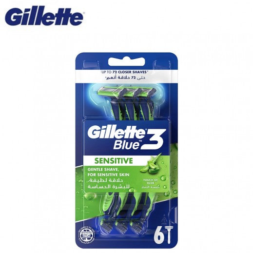 Gillette Blue II razors 6 pcs